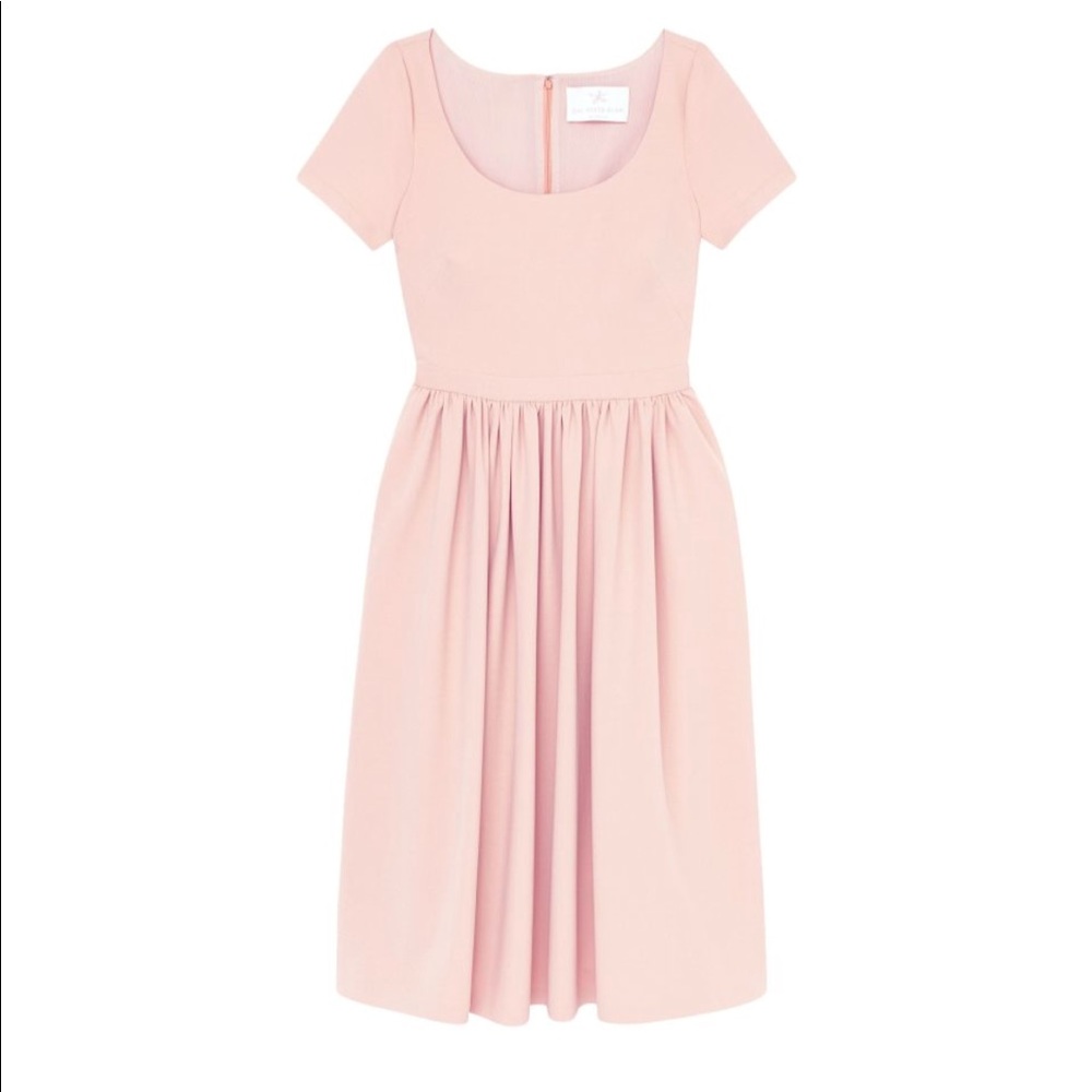 Pink Short Sleeved Dress